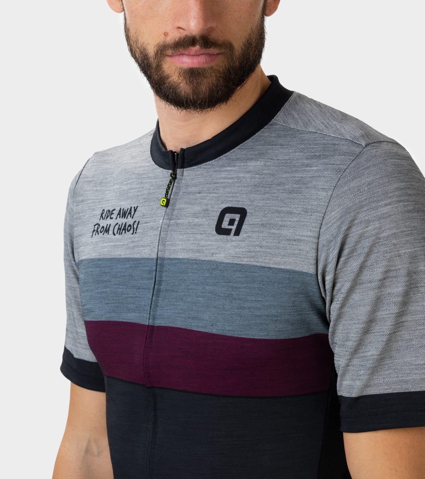 Maillot mangas cortas Alé Chaos Grey 5/6