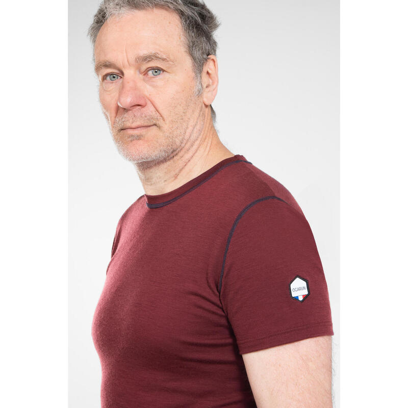 T-SHIRT LAINE MÉRINOS HOMME 20-30°C