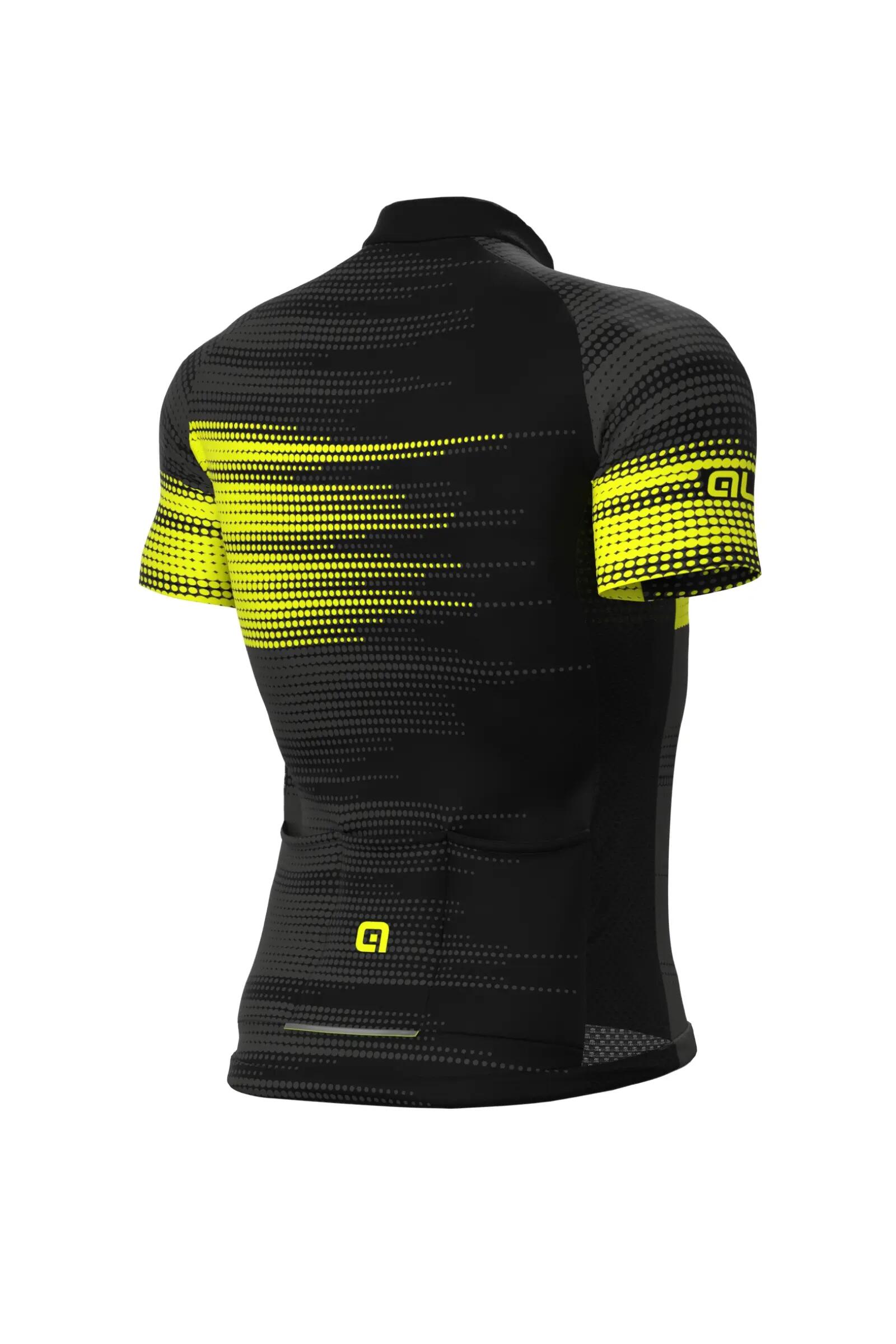 Maillot Manches Courtes Alé Turbo Noir 2/5