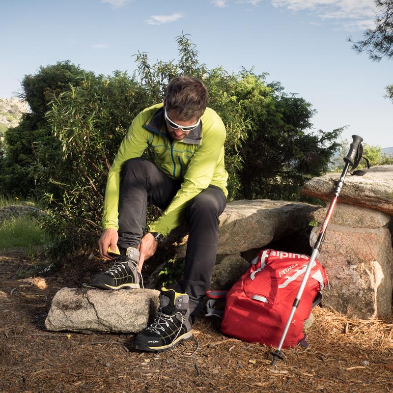 Scarpe Trekking Uomo HURRICANE EVO WP BLACK - ACID GREEN