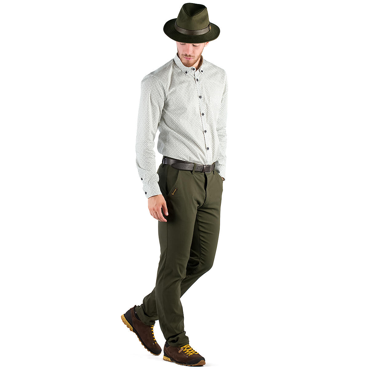 Sombrero de caza para hombre impermeable Tagart Perth 2 verde 4/5