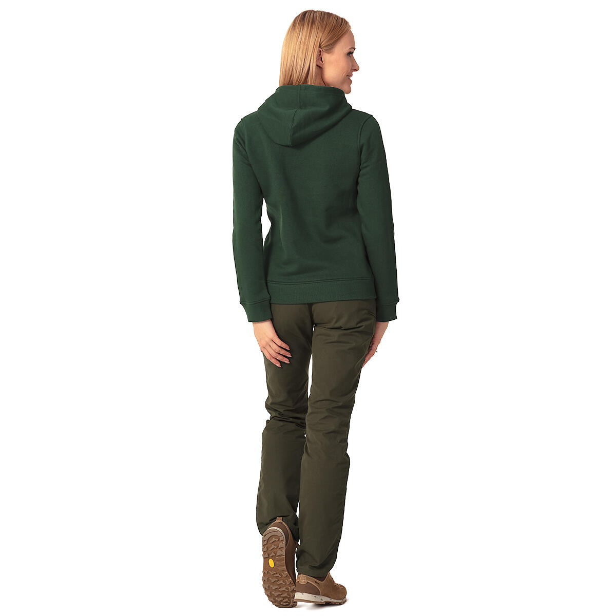 Damen  Jagd-Hoodie Sweatshirt Tagart mit Kapuze aus Bio-Baumwolle 5/5