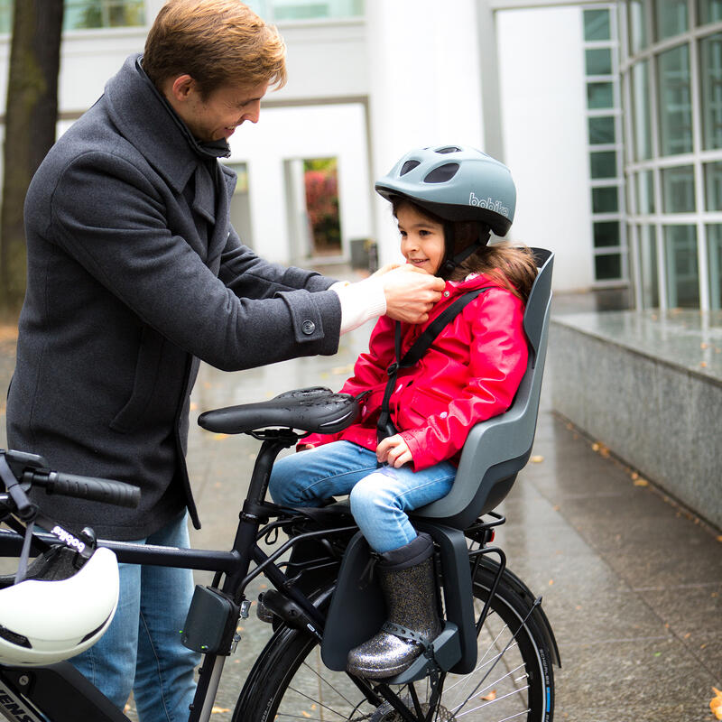 Fahrradrücksitz GO für Rahmen Pastellfarbenes Babyrosa