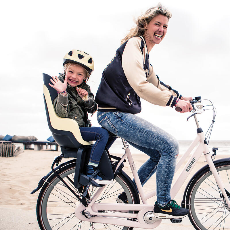 Cadeira Bicicleta Traseira GO Para Porta Bagagem Marshmallow Verde Pastel