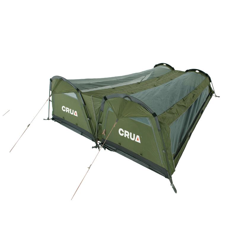 Twin Hybrid - compacte shelter bivitent - 2 persoons - Groen