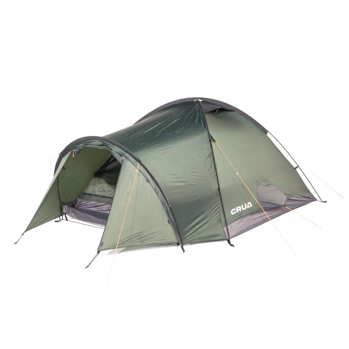 CRUA OUTDOORS Duo Maxx – leichtes Wanderzelt – 3 Personen – 3,9 kg – Grün