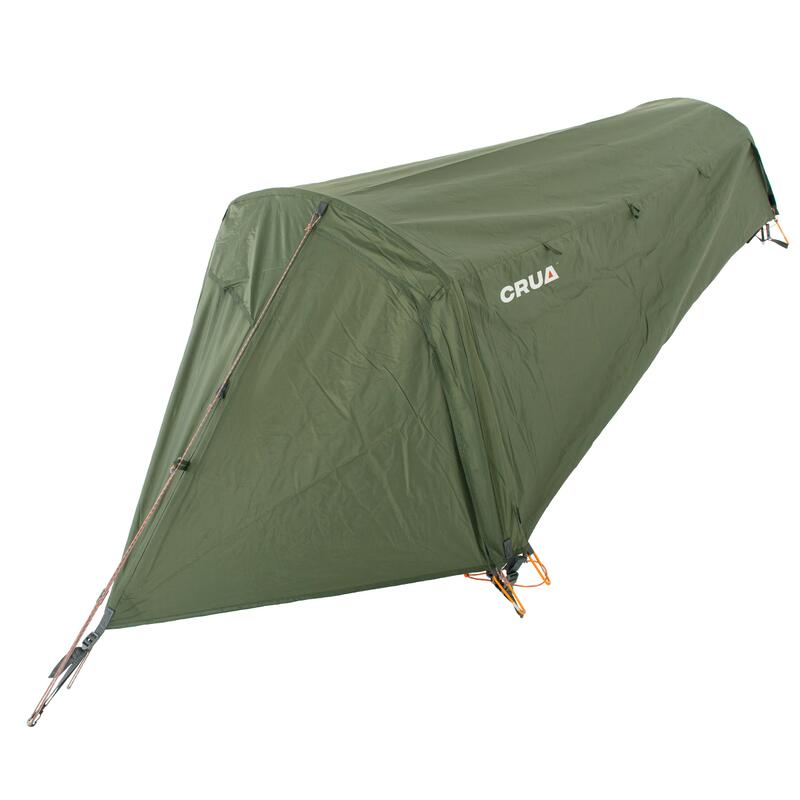 Hybrid - compacte shelter bivi tent - 1 persoons - Groen