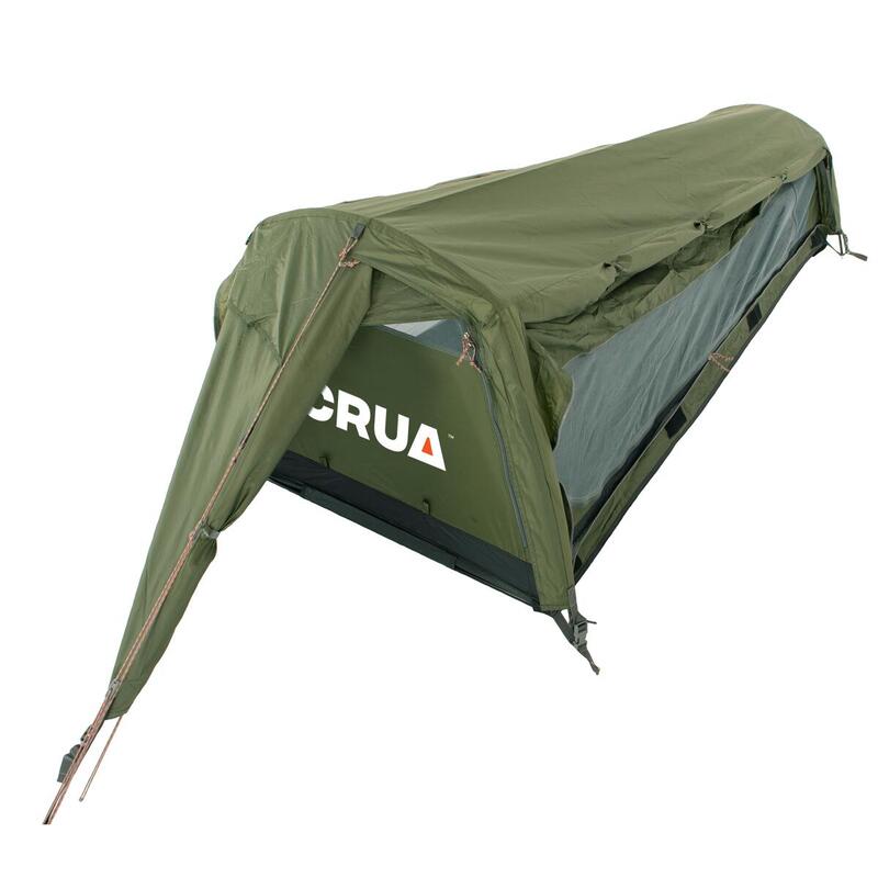 Hybrid - compacte shelter bivi tent - 1 persoons - Groen