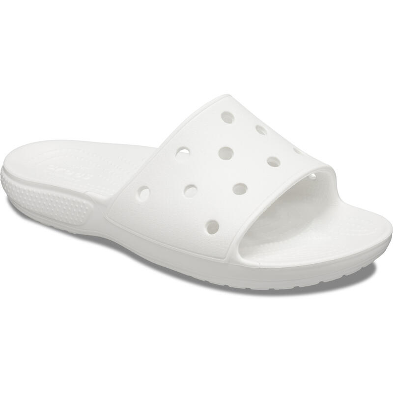 Chinelos de dedo Crocs Classic Slide, Branco, Unissex