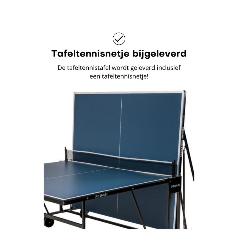 Table de tennis de table pegasi 500 bleu intérieur