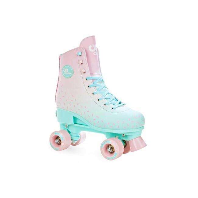 CROXER Patins de rodas ajustáveis Classic Croxer Sprinkly Rosa/Menta