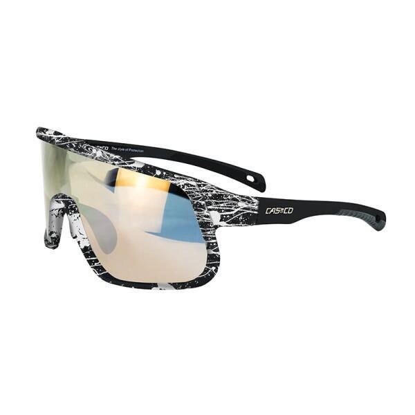 SX-25 Vautron Splatter Adult Hiking Sports Sunglasses - Black/White