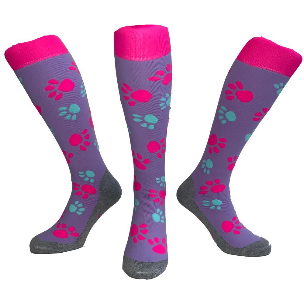 Hingly Lange sportsokken Pootjes Pastel 1/1