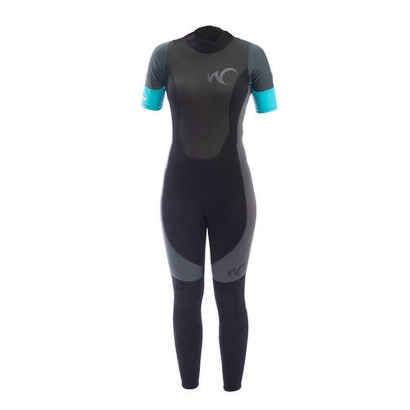 Sydney Wetsuit voor Sup Surf - 3mm Neopreen met Lycra mouwen - Dames