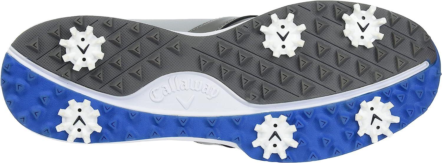 Callaway 2022 Mens CHEV LS Golf Shoes CHAR/GREY/BLUE 4/7