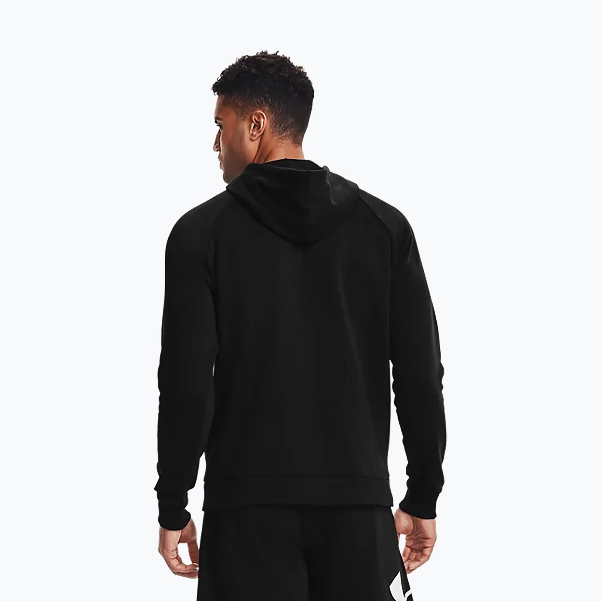 Sweat À Capuche Entraînement Style Gros Logo RIVAL Homme (Noir) 4/7