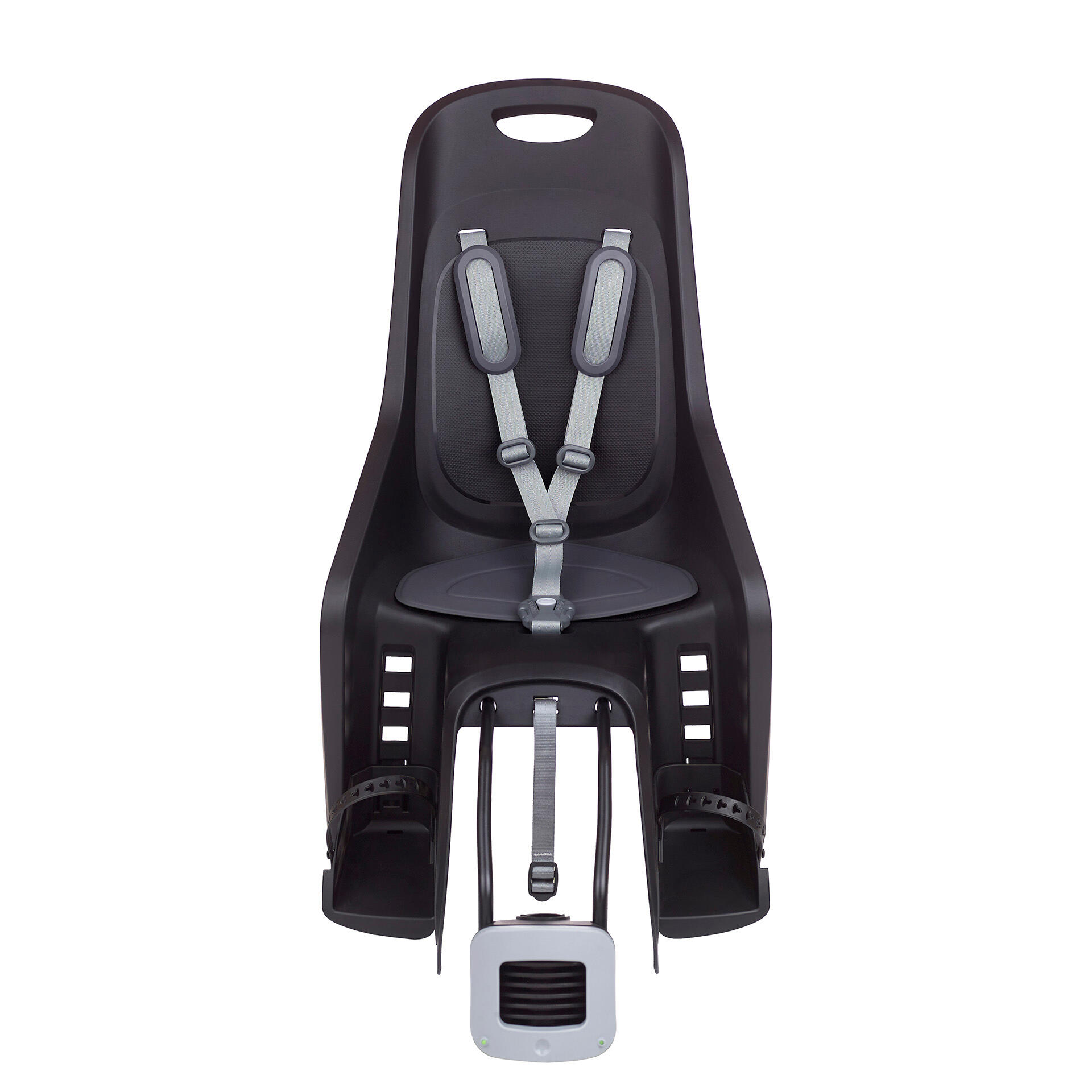 Silla Bicicleta Trasera Ninõ Cuadro Bubbly Negro / Gris Oscuro 2/8