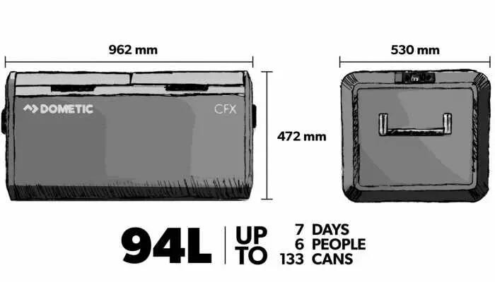 Dometic CFX3 95DZ 6/7