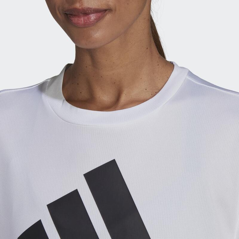 Camiseta feminina adidas Aeroready Designed To Move Boyfriend Sport