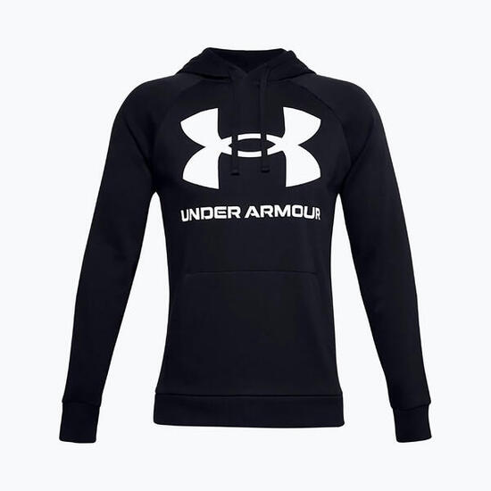 Sweat À Capuche Entraînement Style Gros Logo RIVAL Homme (Noir)