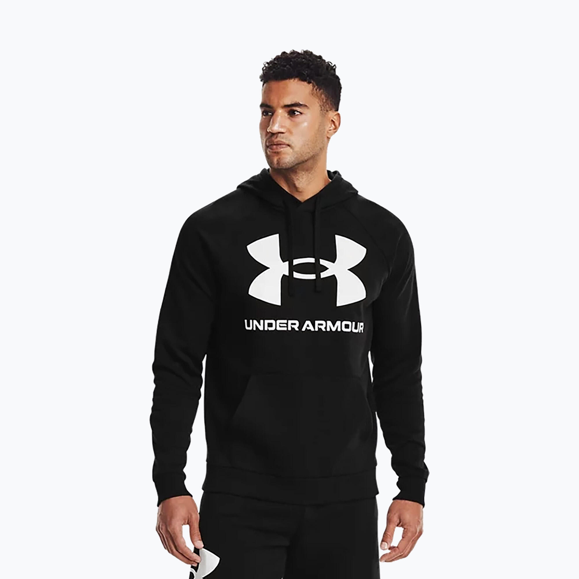 Sweat À Capuche Entraînement Style Gros Logo RIVAL Homme (Noir) 3/7