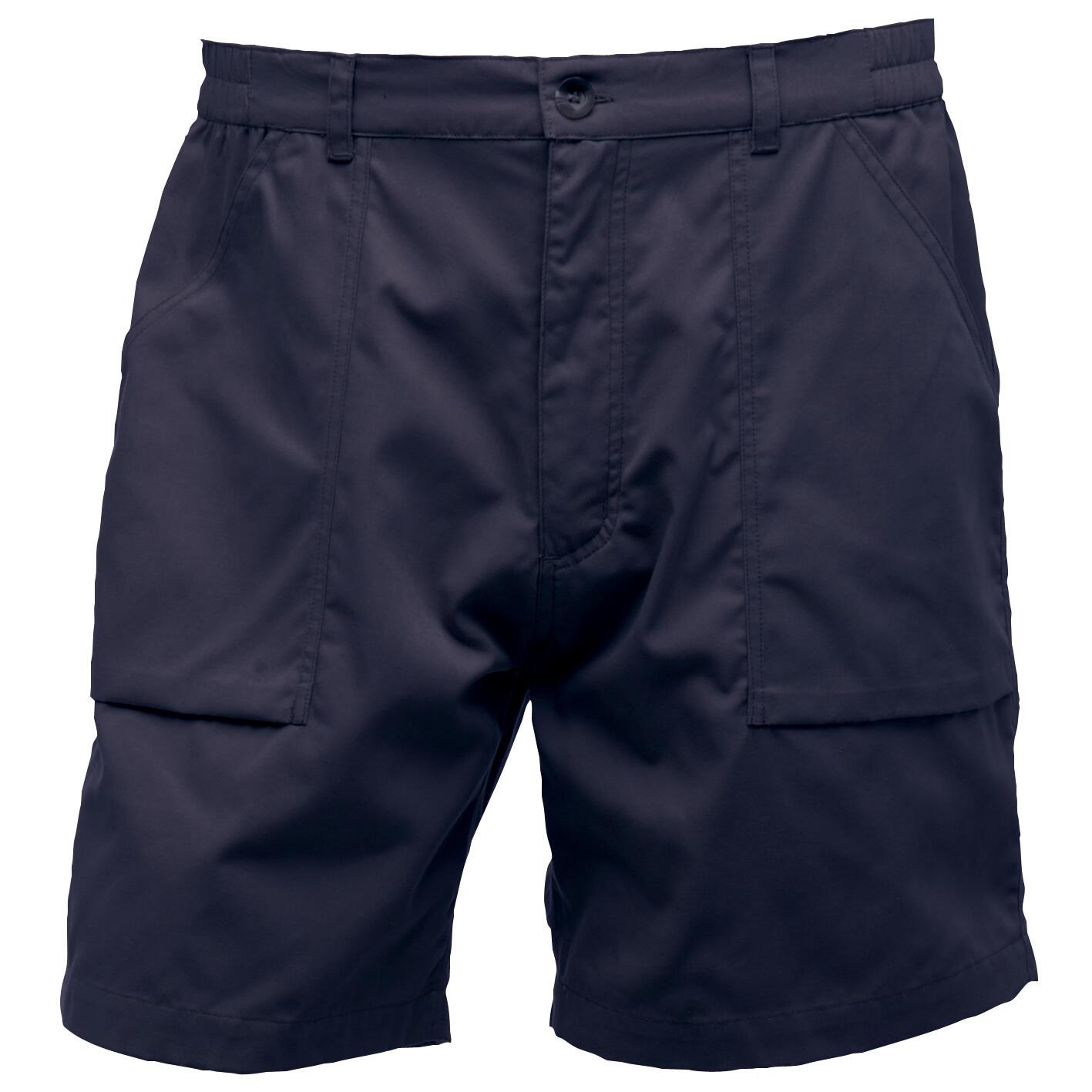 REGATTA Mens New Action Sports Shorts (Navy)