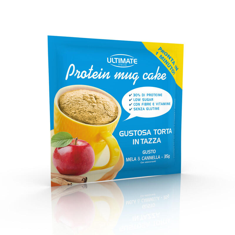 ULTIMATE ITALIA Integratore alimentare - PROTEIN MUG CAKE MELA E CANNELLA - 35g
