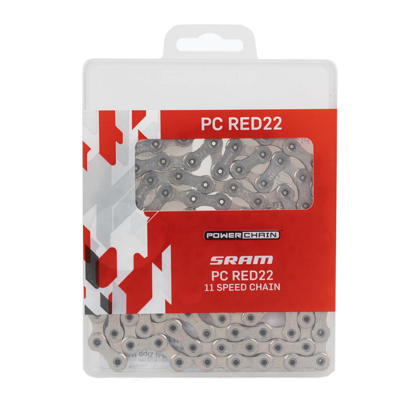 SRAM CN kerékpárlánc PCRED22 114LI W/ PWR.LCK 11S 1