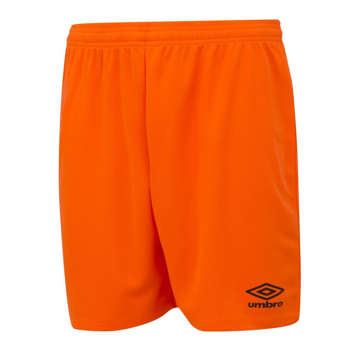 Childrens/Kids Club II Shorts (Shocking Orange) 1/2