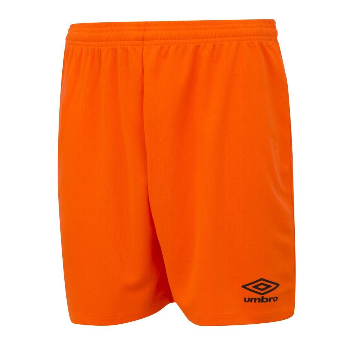 UMBRO Childrens/Kids Club II Shorts (Shocking Orange)