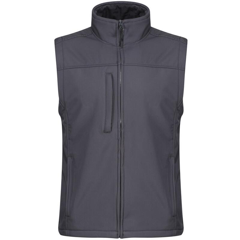 Chaleco Flux Softshell Repelente al Agua y al Viento para Hombre Gris Seal