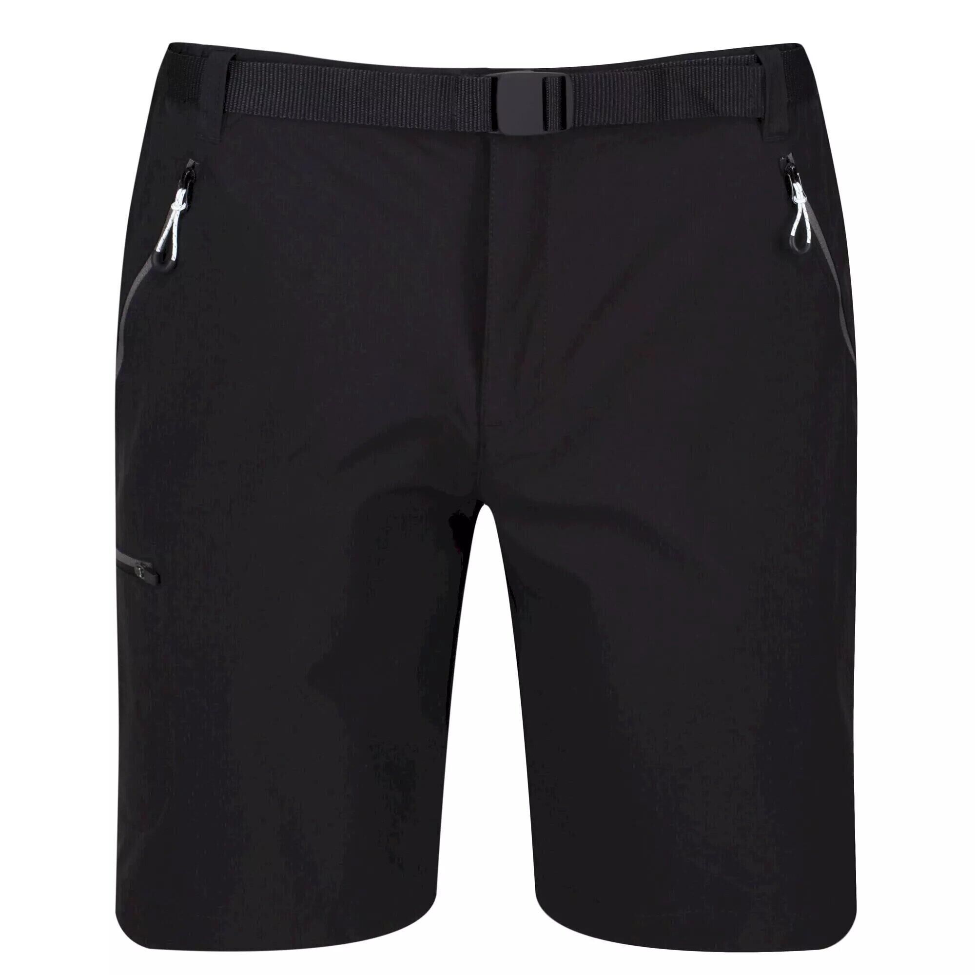 REGATTA Mens Xert III Stretch Casual Shorts (Black)