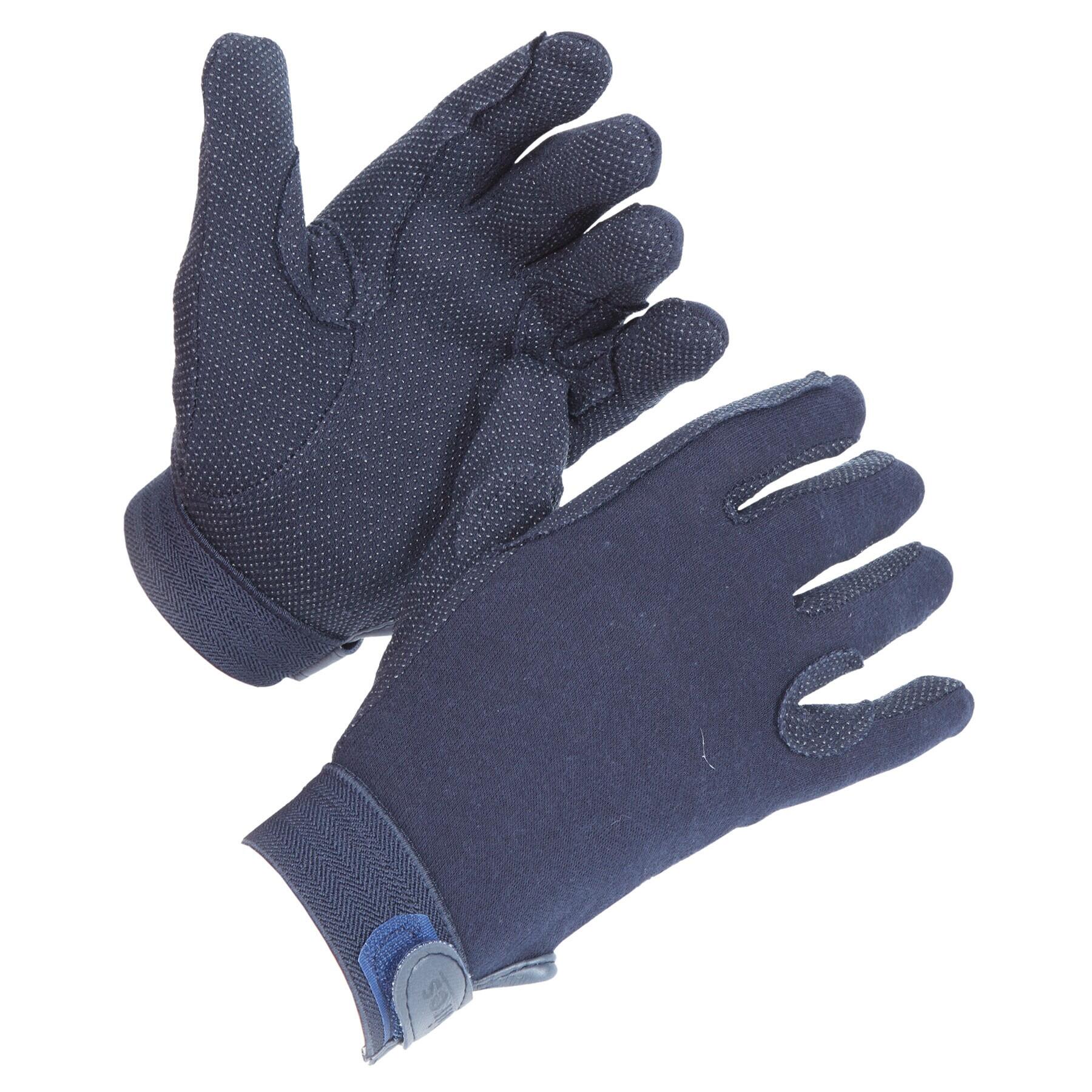 SHIRES Childrens/Kids Newbury Gloves (Navy)