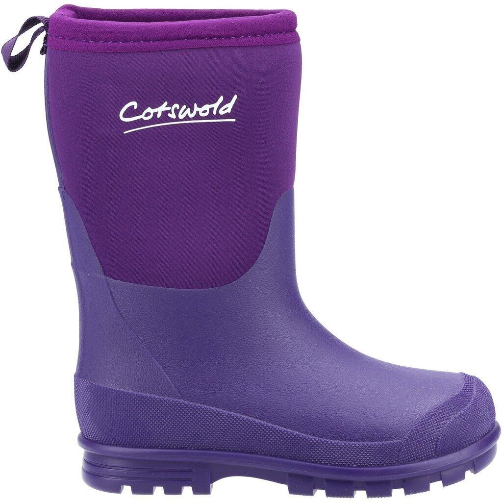 Childrens/Kids Hilly Neoprene Wellington Boots (Purple) 2/5