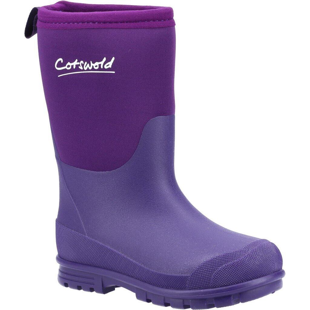 COTSWOLD Childrens/Kids Hilly Neoprene Wellington Boots (Purple)