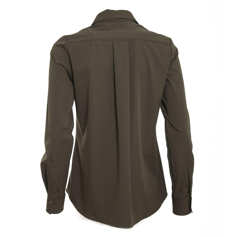 Camisa Caza Mujer Pasi n Morena Safari Verde Decathlon