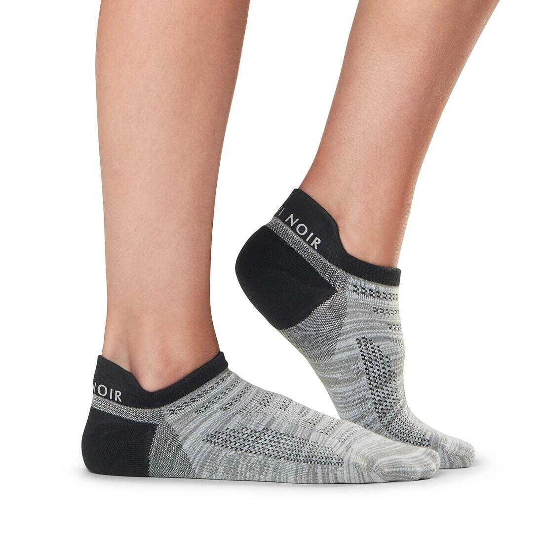 FITNESS-MAD Womens/Ladies Parker Sports Socks (Grey/Black)