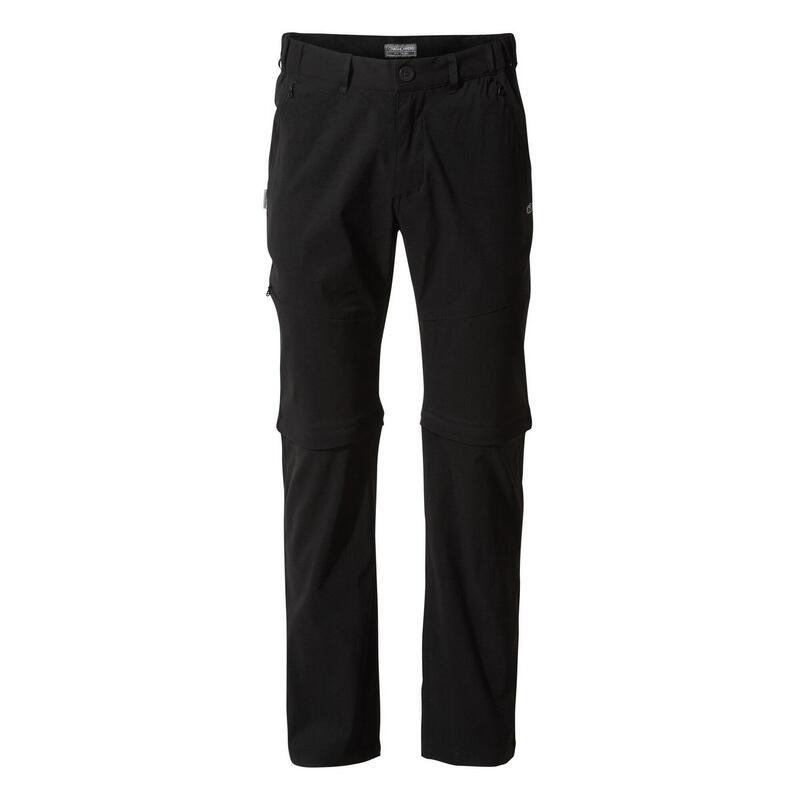 Mens Kiwi Pro II Convertible Trousers (Black) CRAGHOPPERS - Decathlon