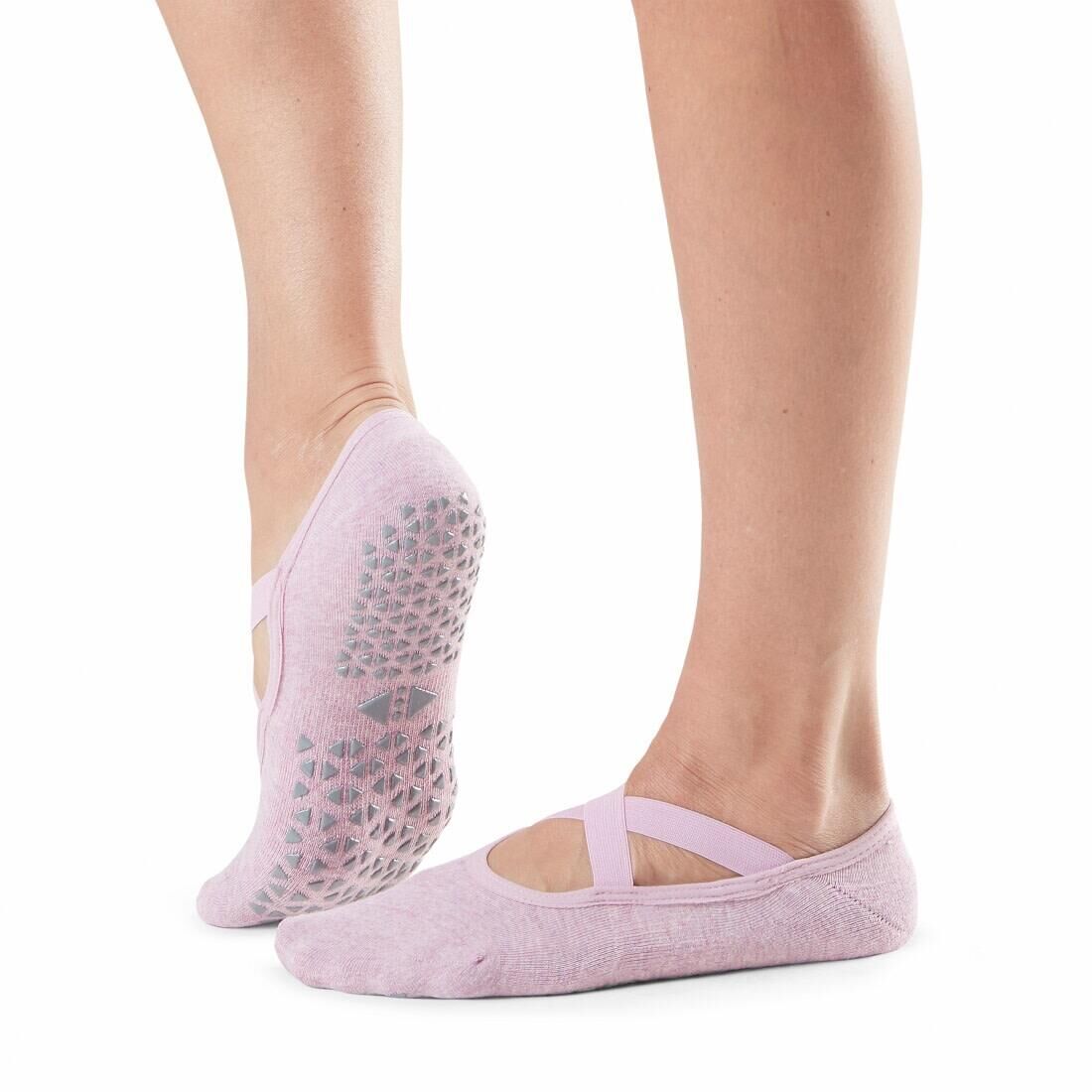 FITNESS-MAD Womens/Ladies Chloe Gripped Socks (Light Pink)