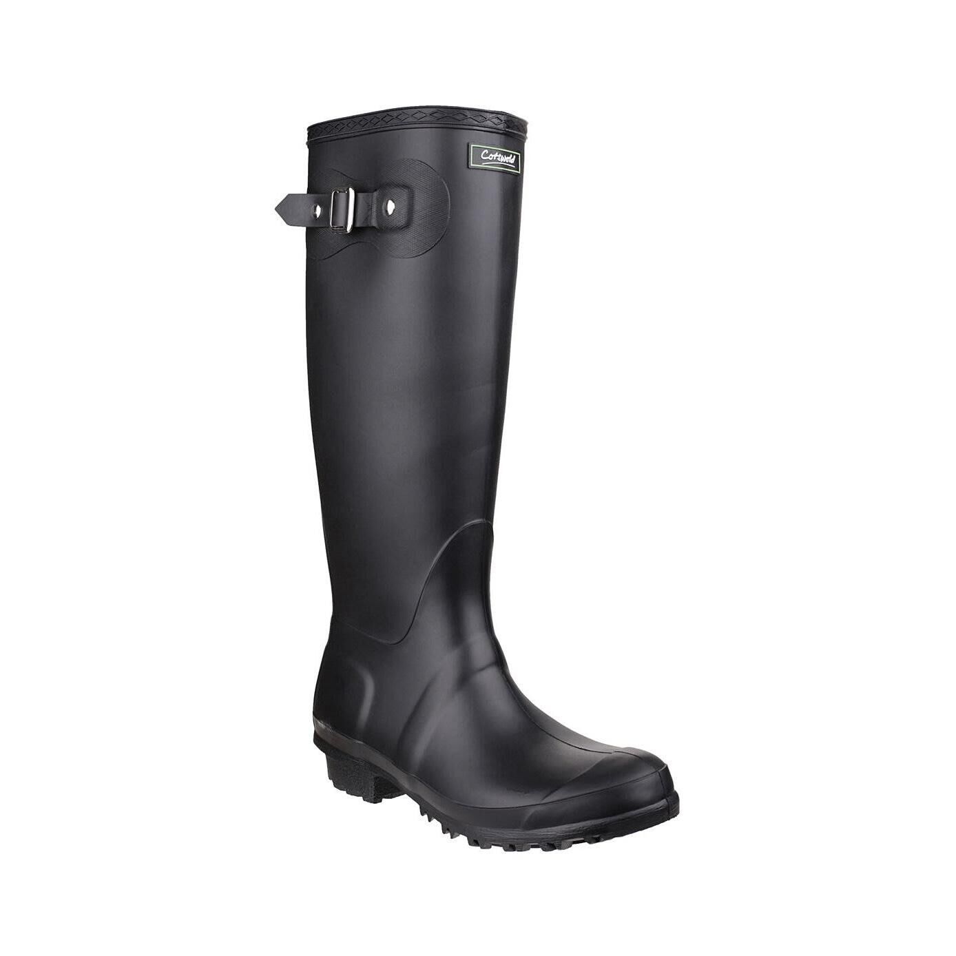 COTSWOLD Sandringham BuckleUp Womens Wellington Boots (Black)