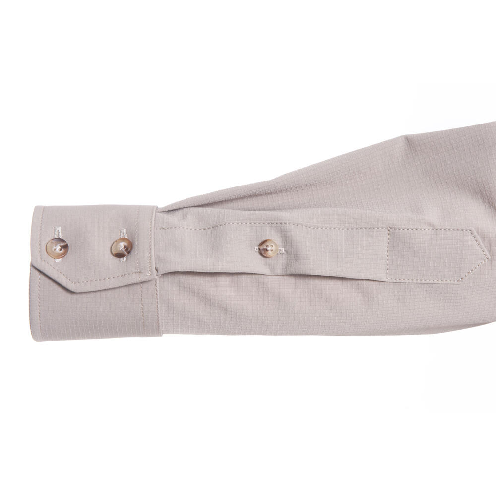 Camisa Caza Mujer Pasión Morena 02092 Beige Safari Manga Larga 6/6