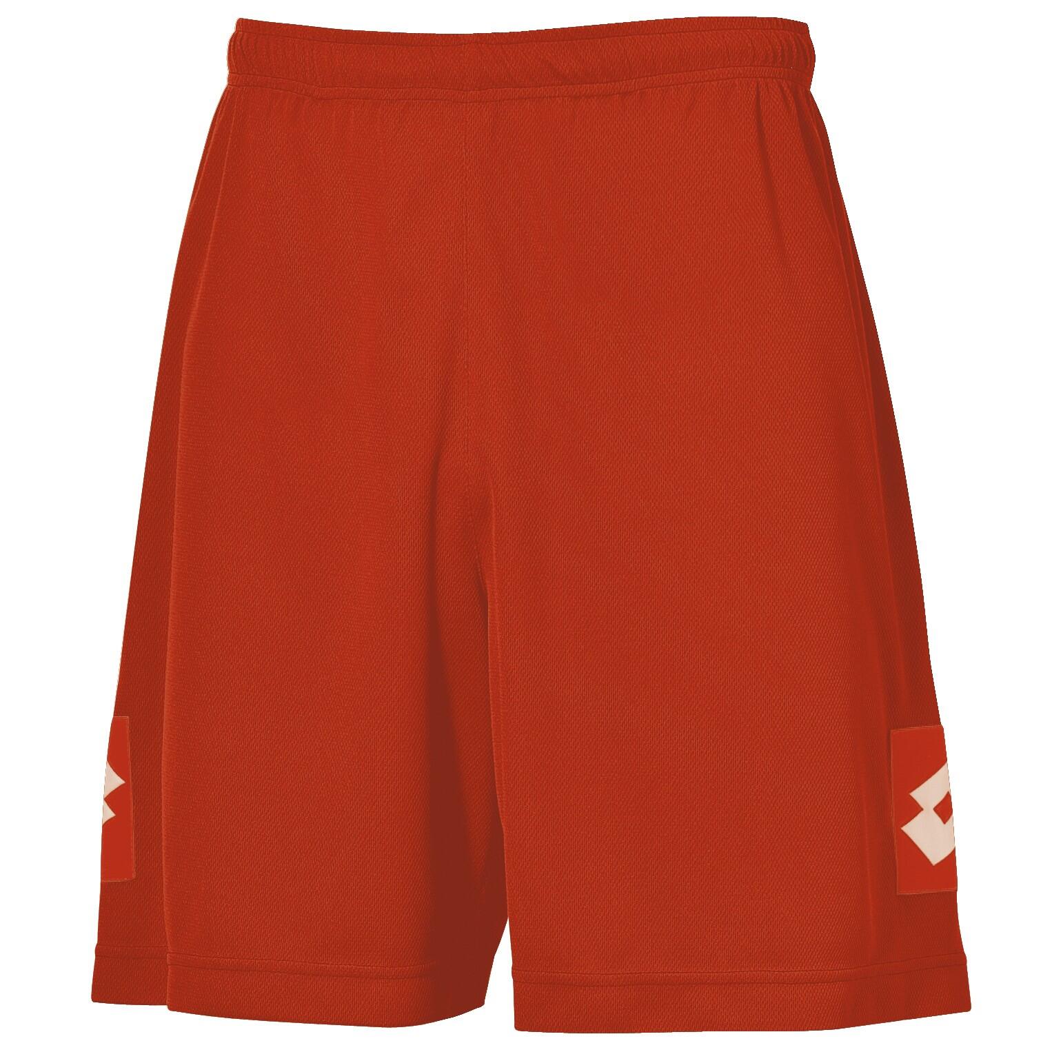 Mens Football Sports Speed Shorts (Flame Red) 1/2