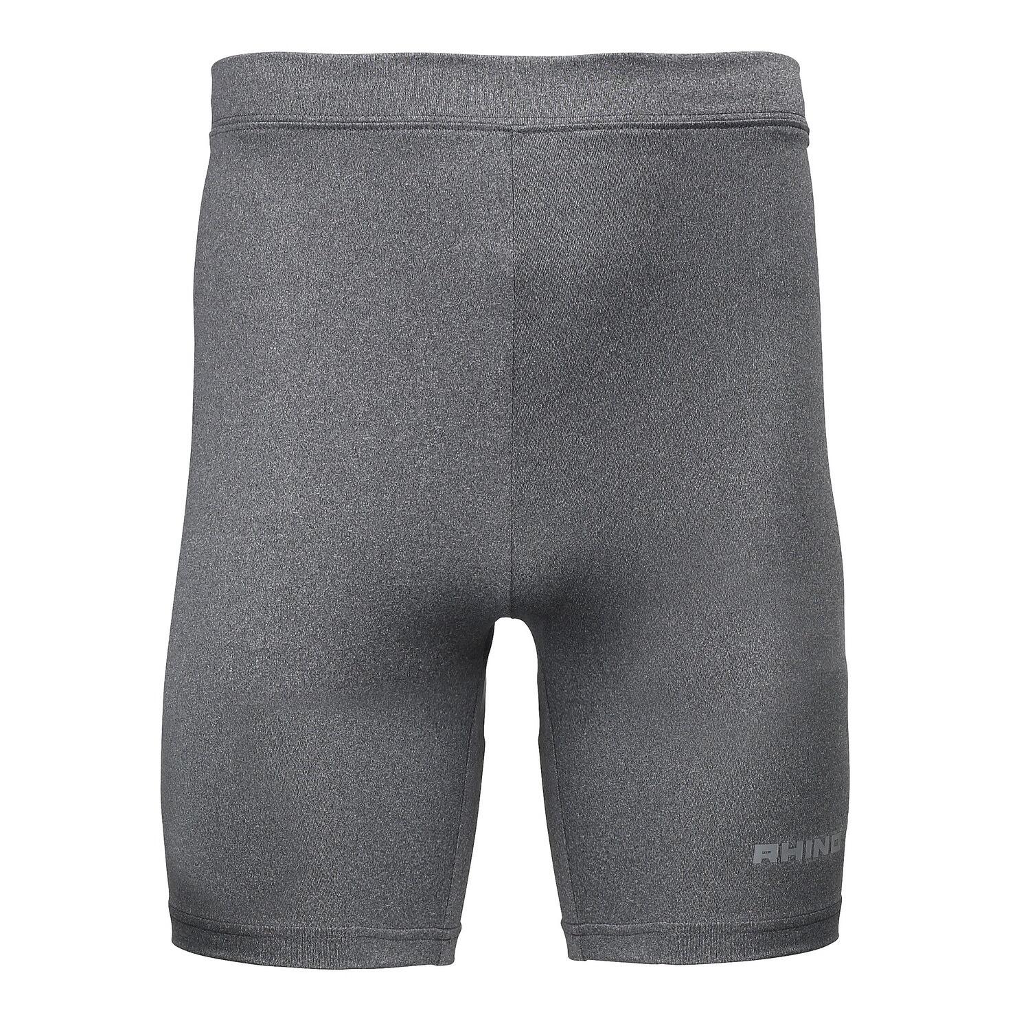 Childrens Boys Thermal Underwear Sports Base Layer Shorts (Heather Grey) 1/1