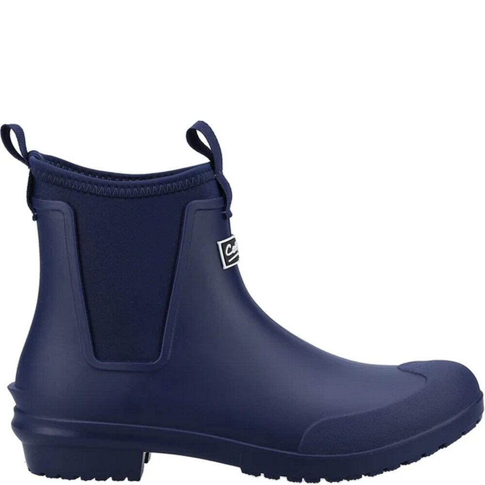 Womens/Ladies Grovsner Wellington Boots (Navy) 3/5