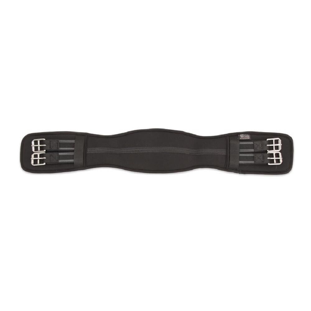 SHIRES Elasticated Neoprene Horse Dressage Girth (Black)