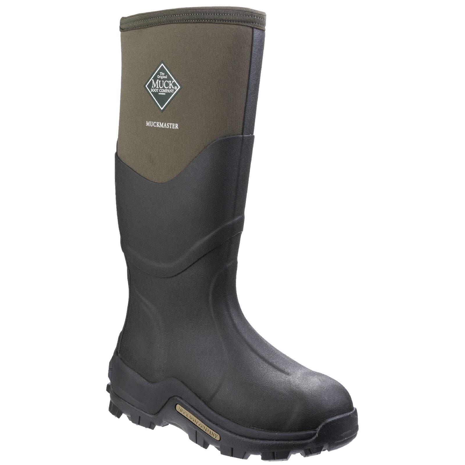 MUCK BOOTS Unisex Muckmaster Hi Wellington Boots (Moss/Moss)