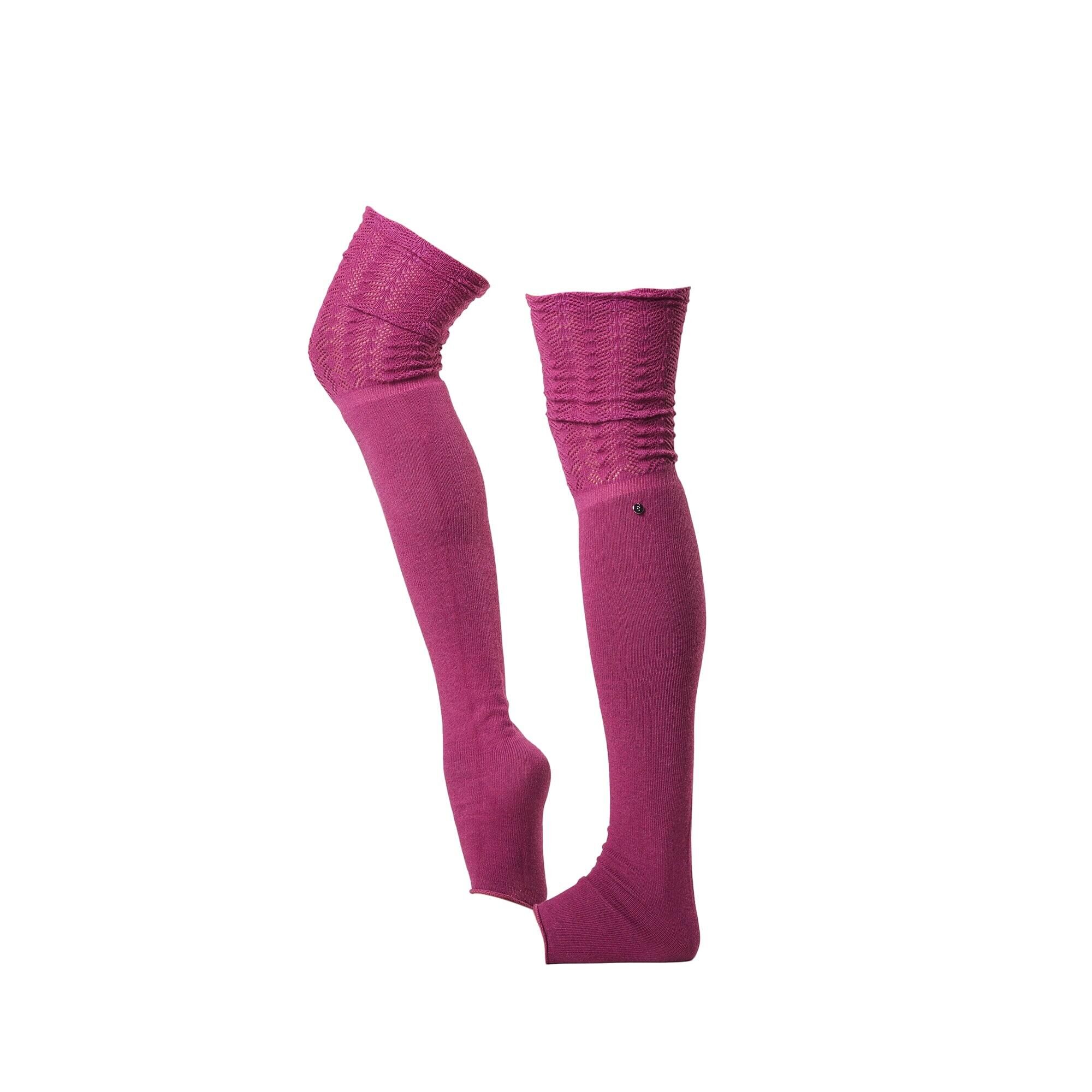 FITNESS-MAD Womens/Ladies Sasha Leg Warmers (Berry)