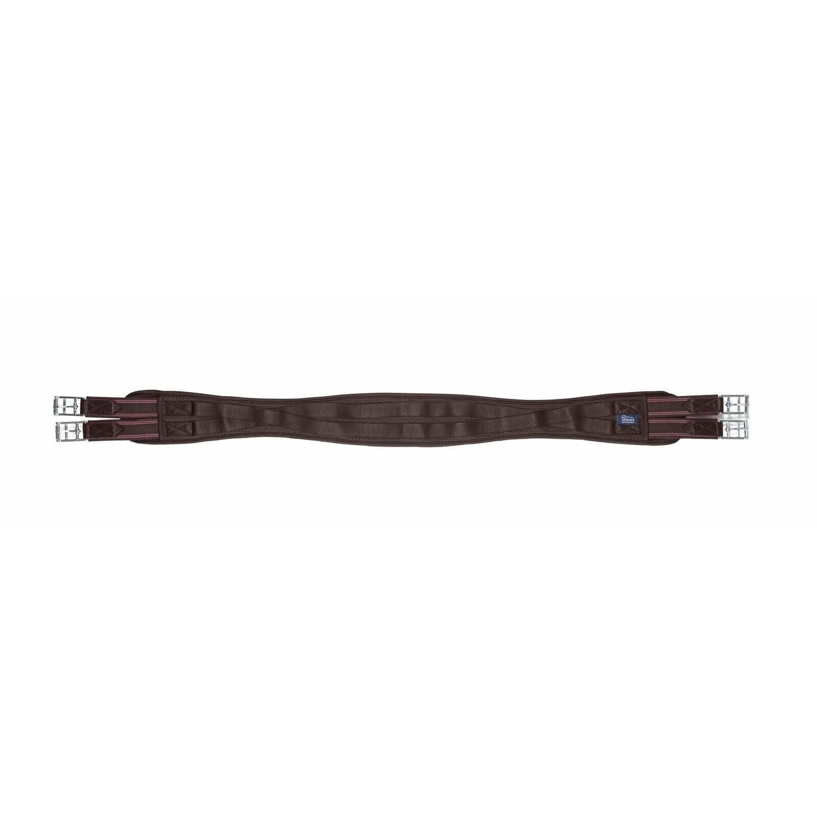 SHIRES Elasticated Airflow Horse Girth (Brown)