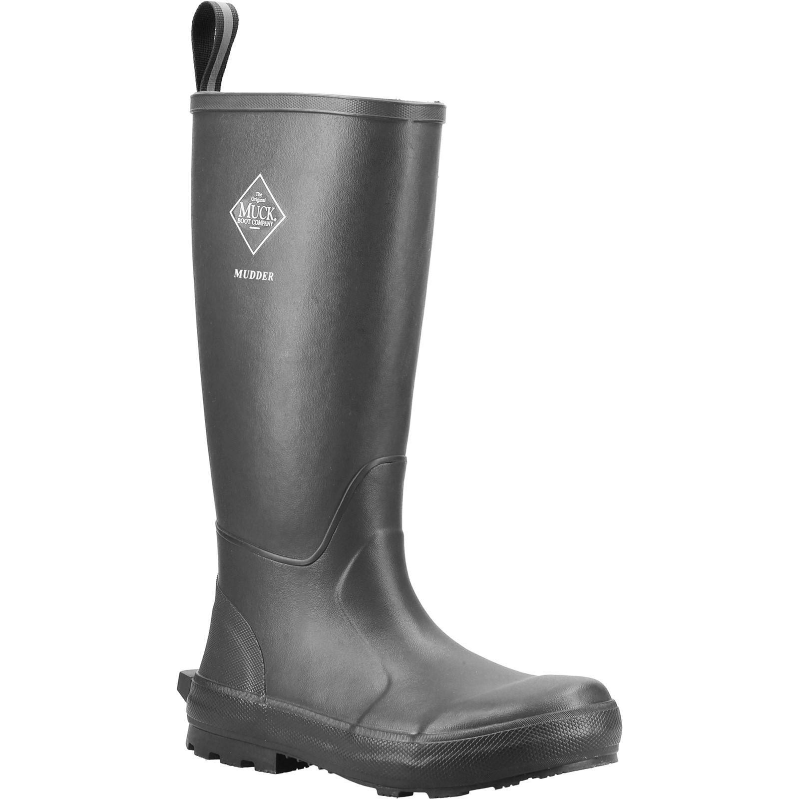 Unisex Adult Mudder Wellington Boots (Black) 1/4