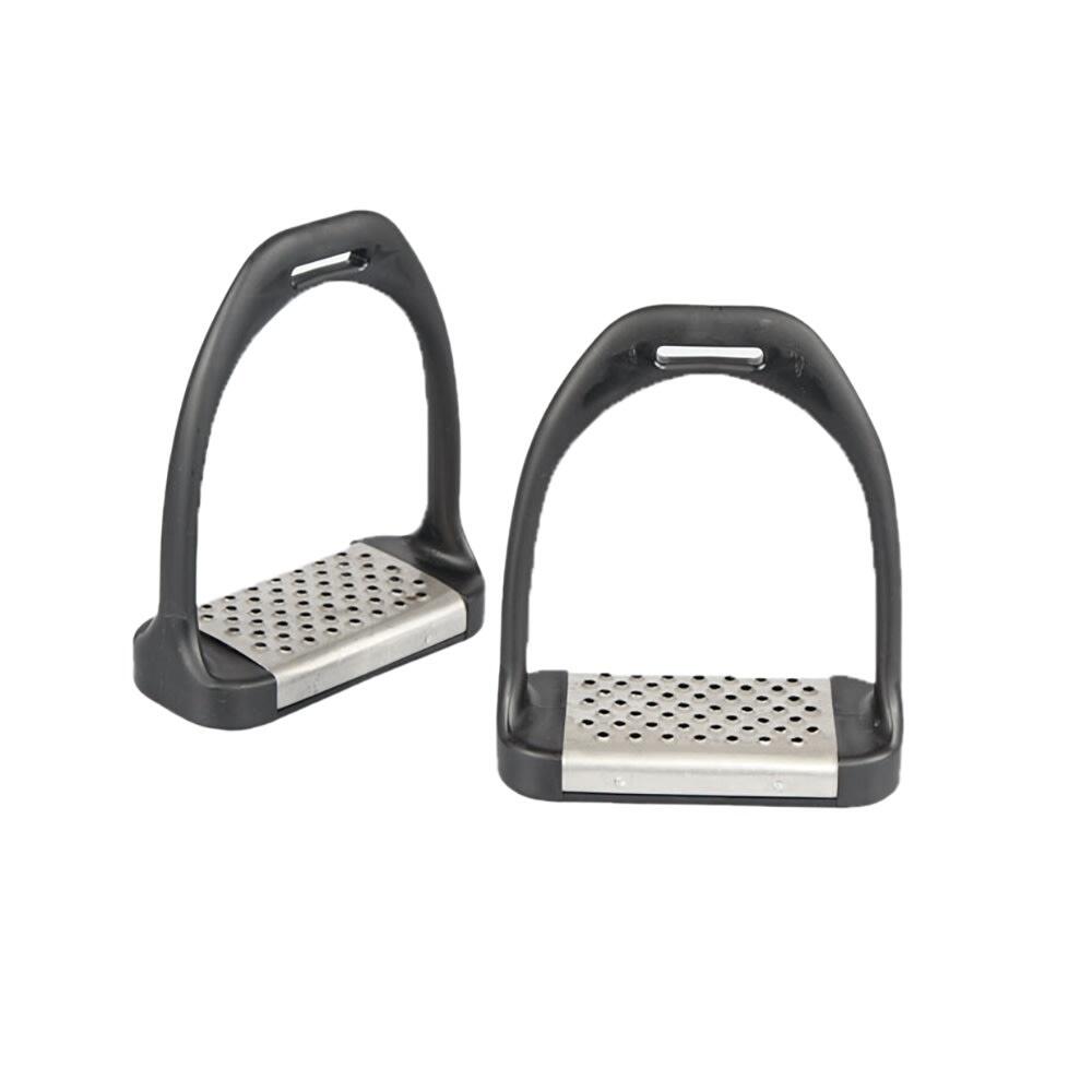 Metal Horse Stirrups (Black) 1/3